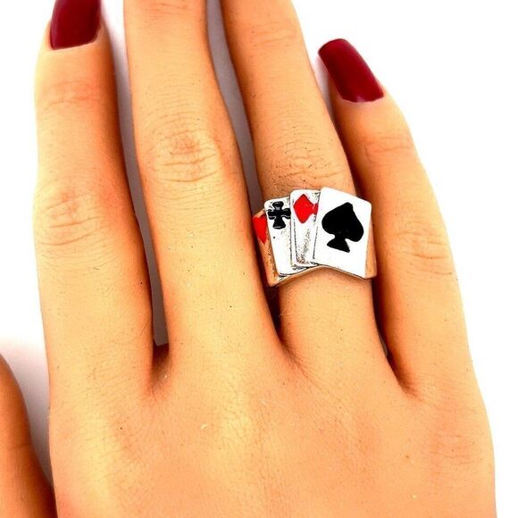 Deck of Cards Ring - Picture 3 of 4